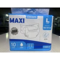 Cloudrys maxi Windeln mit Folie Gr. M mit 11500 ml