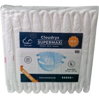 Cloudrys supermaxi Windeln mit Folie Gr. L