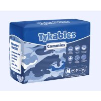 Tykables Cammies Windeln mit Folie blau Gr M