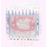Bunny Hoops diapers with foil size M