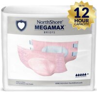 Northshore Megamax Windeln mit Folie rosa Gr M