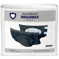 Northshore Megamax Windeln mit Folie schwarz  Gr M